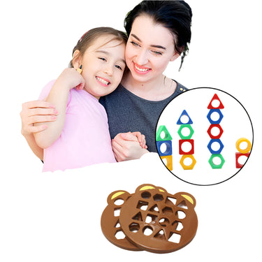 ShapeBear | Jugar y aprender con diversión - Juguete Montessori para descubrir formas